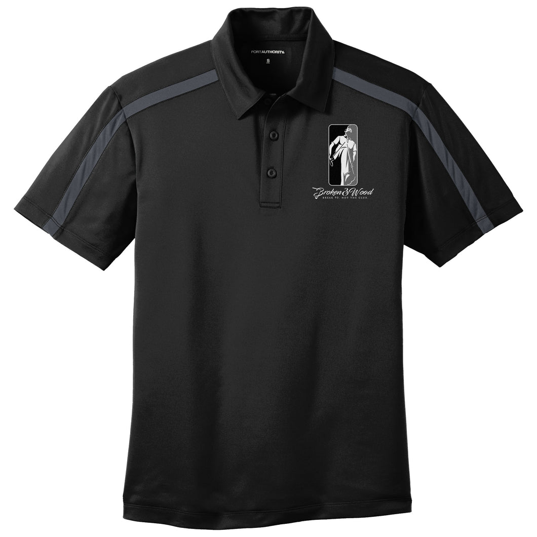 Broken 3 Wood Silk Touch Polo