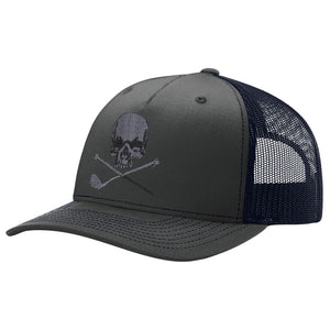 Skull & Broken 3 Wood Five Panel Trucker